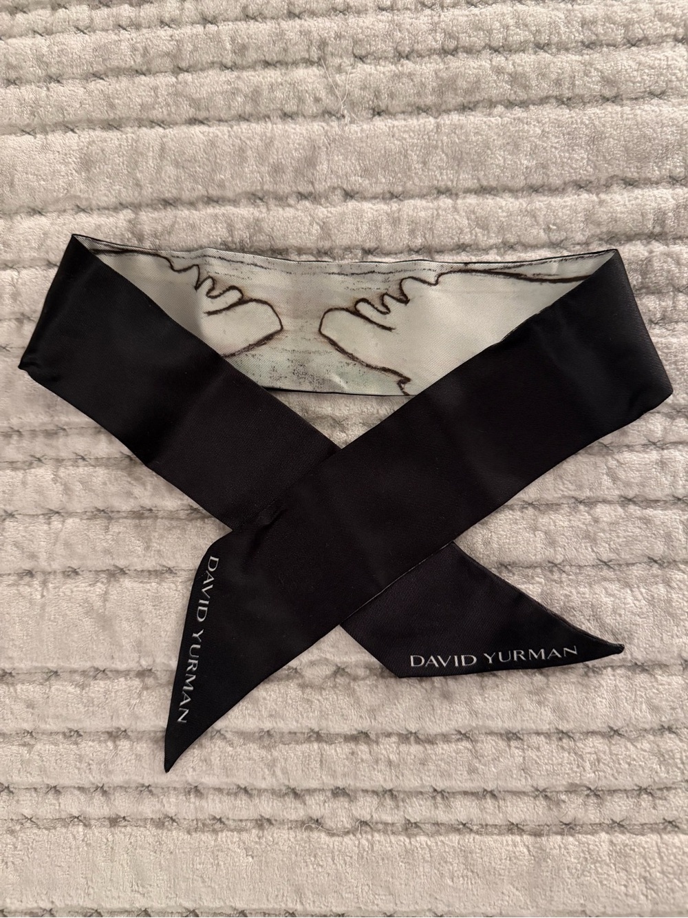 David Yurman Skinny Silk Twilly Scarf